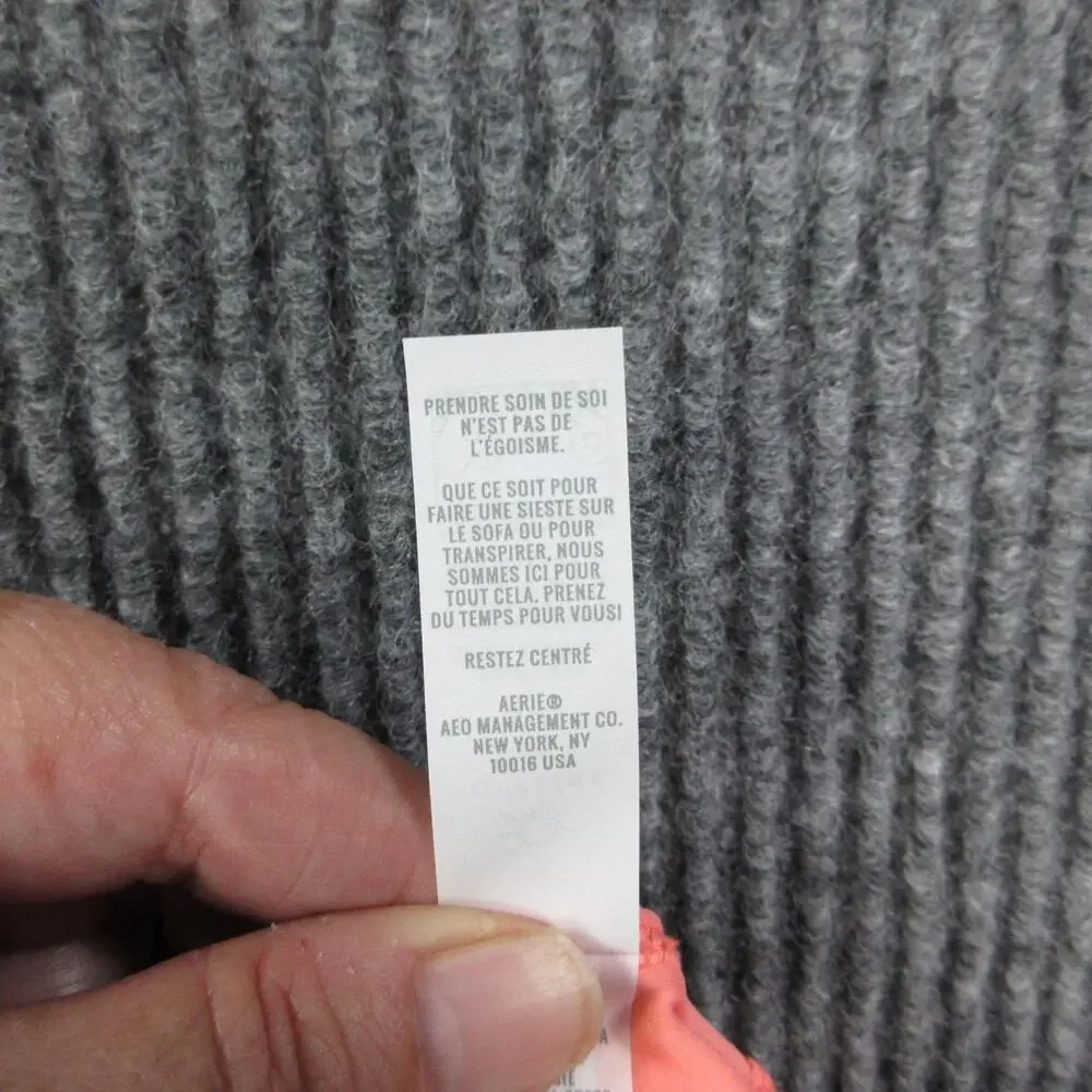 Aerie Tank Cami Womens Small Coral Microfiber Nylon Spandex Stretch Offline NWT